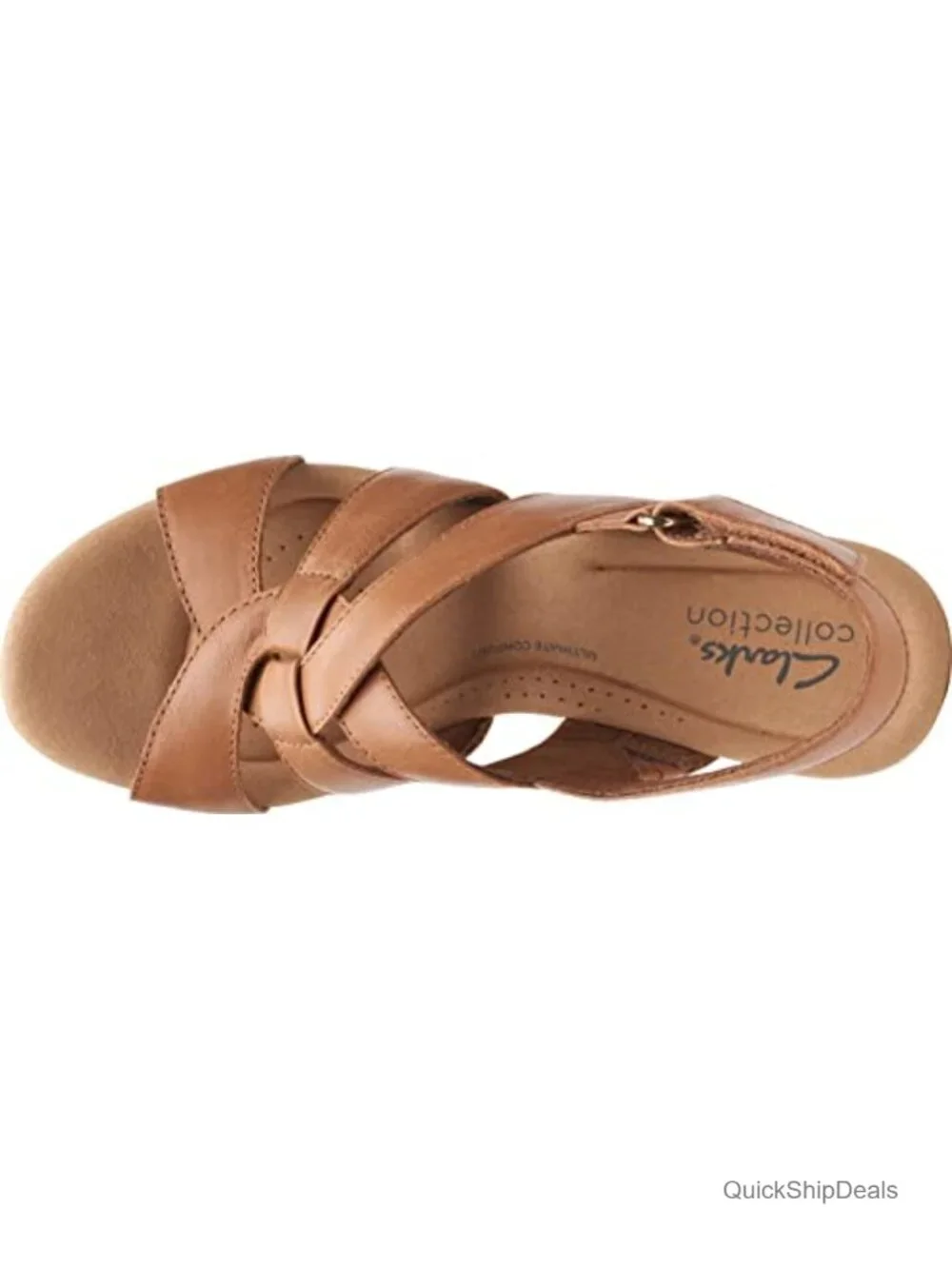 Cork Wedge Sandals with Open Toe and Slingback Strap